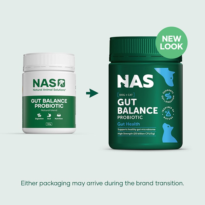 Natural Animal Solutions Probiotics Gut Balance Pet Powder 150g