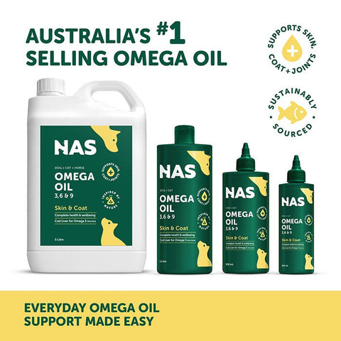 Natural Animal Solutions Omega 3, 6 & 9 Dog & Cat Oil