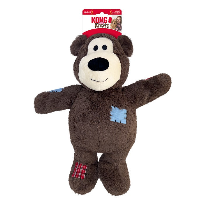 KONG Wild Knots Bear Dog Toy Assorted Jumbo-XL