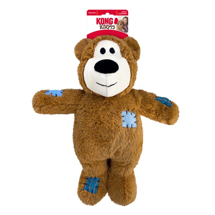 KONG Wild Knots Bear Dog Toy Assorted Jumbo-XL