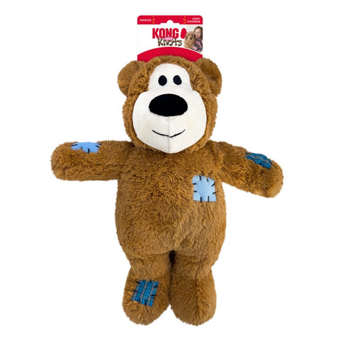 KONG Wild Knots Bear Dog Toy Assorted Jumbo-XL