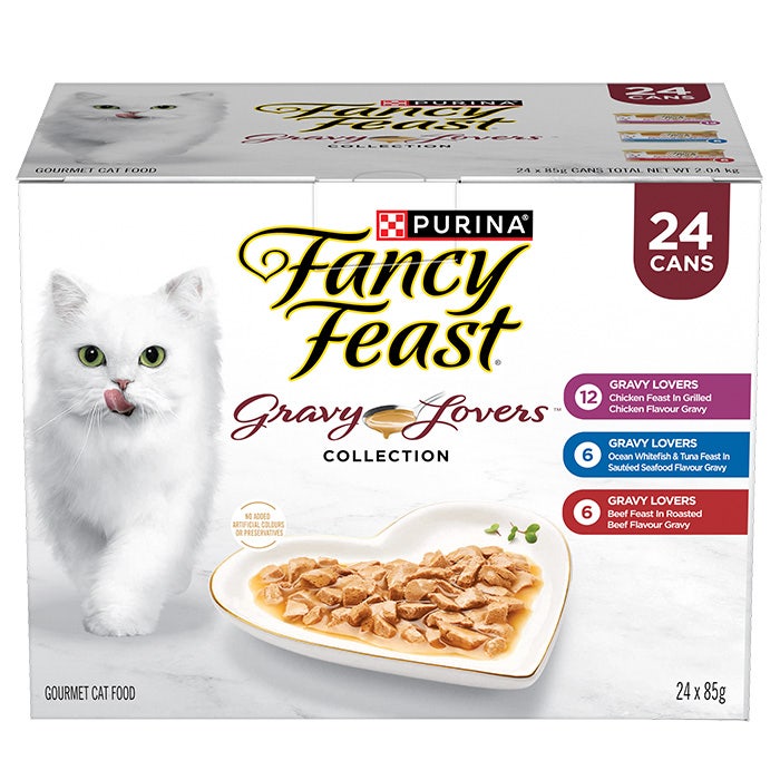 Fancy Feast Variety Pack Gravy Lovers Collection Cat Can 85gx24