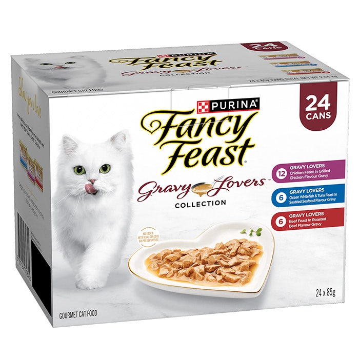 Fancy Feast Variety Pack Gravy Lovers Collection Cat Can 85gx24