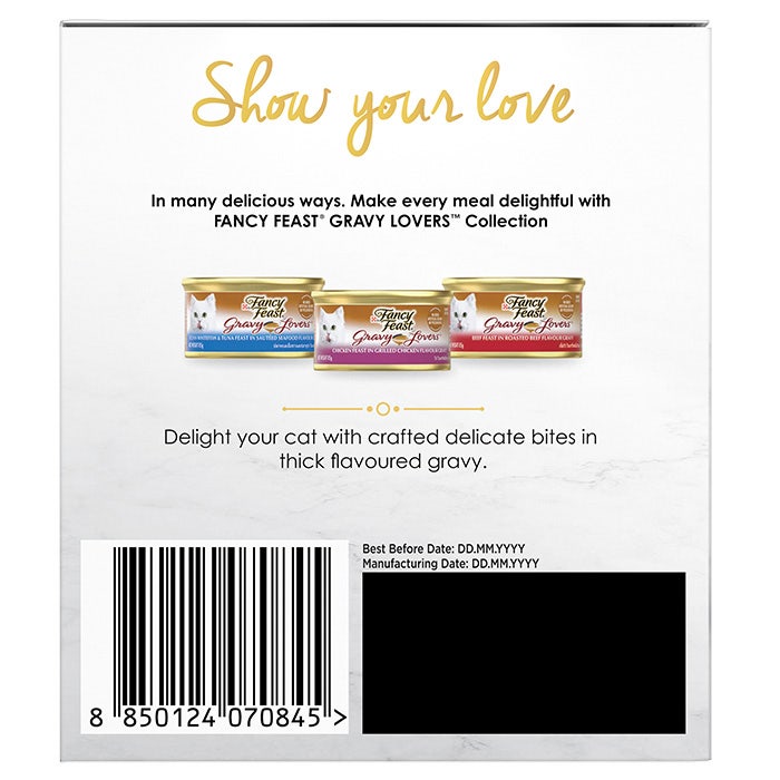 Fancy Feast Variety Pack Gravy Lovers Collection Cat Can 85gx24