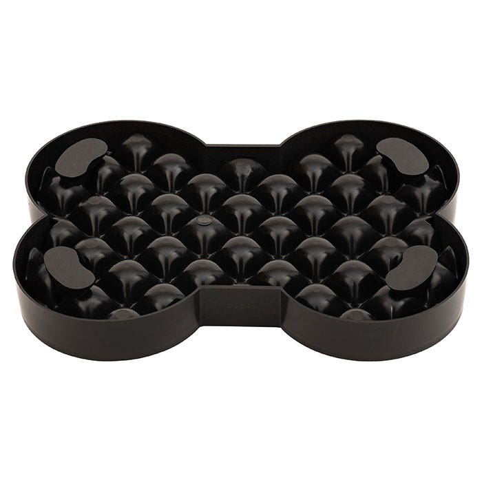 Lickimat Small Slodog Dog Feeder Black 25x19cm