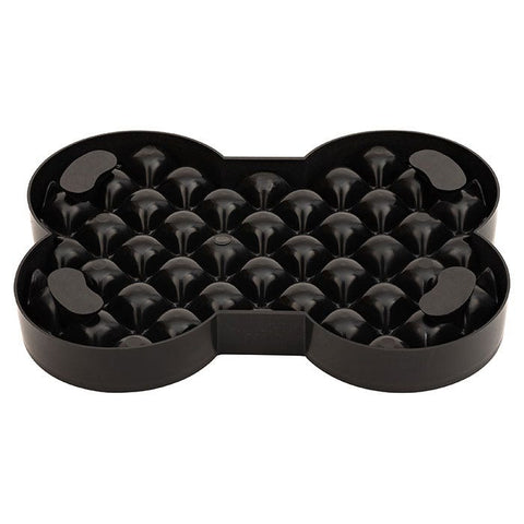 Lickimat Small Slodog Dog Feeder Black 25x19cm