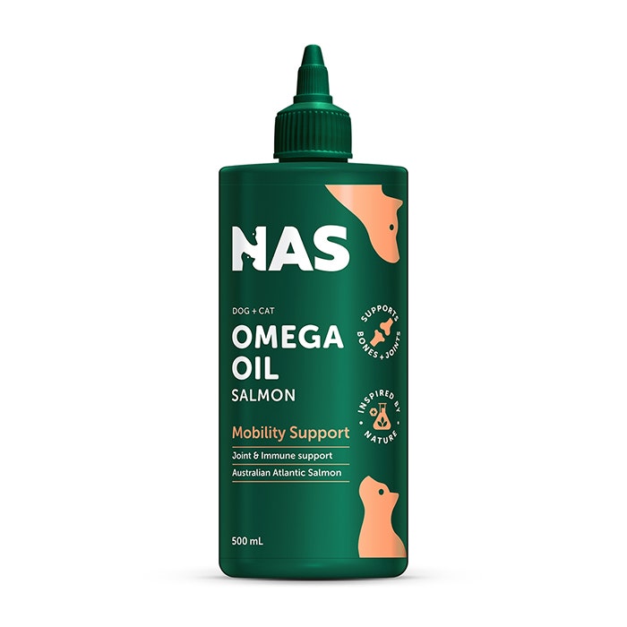 Natural Animal Solutions Salmon Omega Oil Dog Supplement 500ml