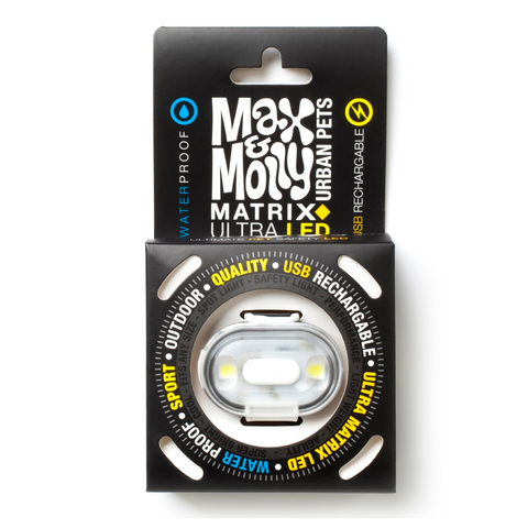 Max & Molly Matrix Ultra Led Light Safety Collar for Dogs