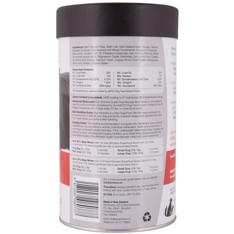 Kiwi Kitchens Booster Dog Super Food Beef