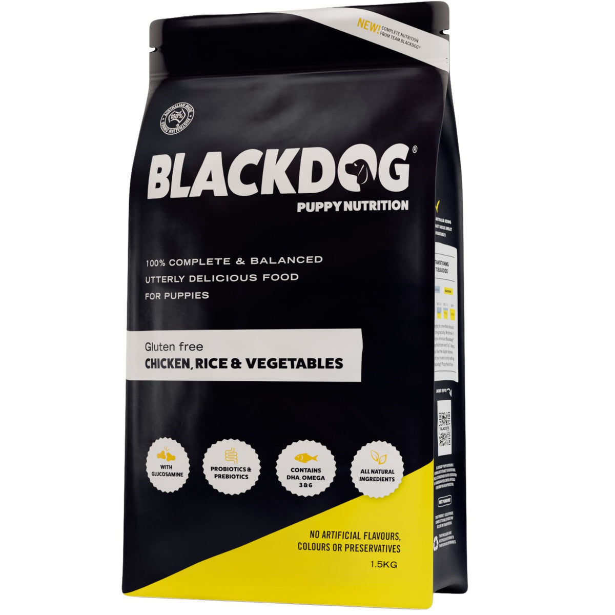 Blackdog Puppy Food Chicken Rice & Vegetables