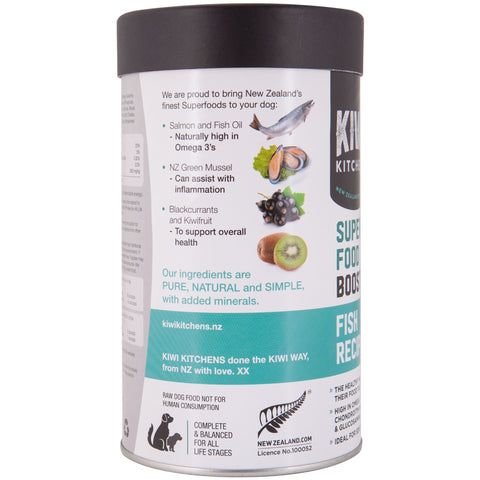 Kiwi Kitchens Booster Dog Super Food Fish