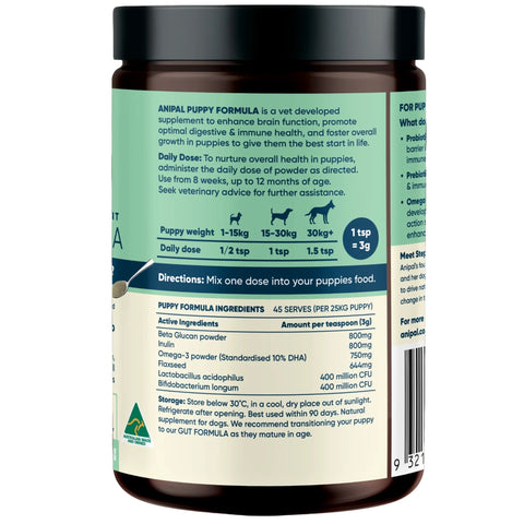 Anipal Puppy Formula Powder Meal Topper