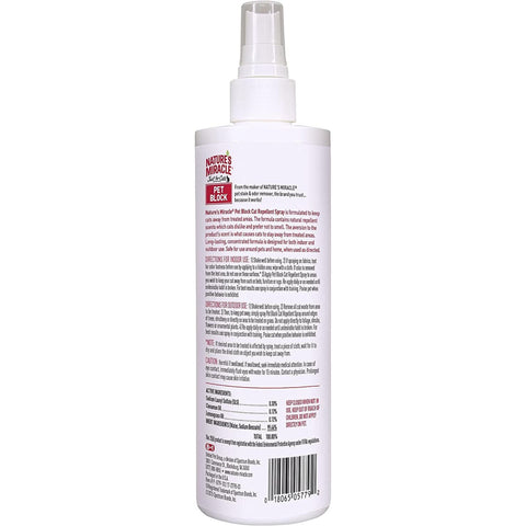 Nature's Miracle Pet Block Repellent Spray - Just for Cats