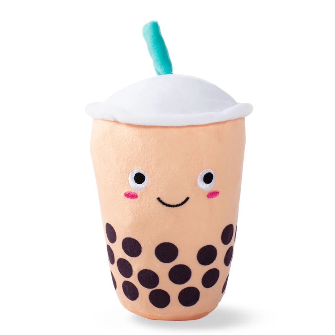 Fringe Studio Plush Squeaker Dog Toy - It's Boba Time