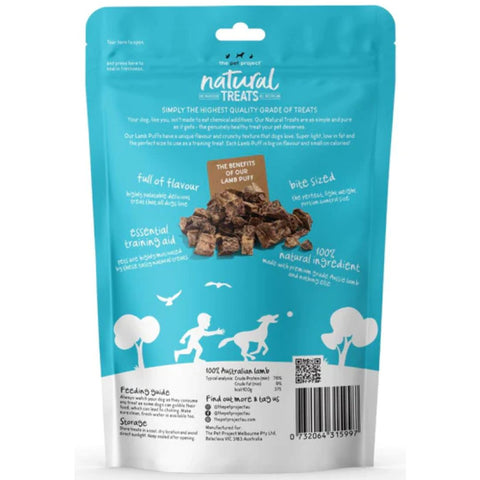 The Pet Project Natural Dog Treats Lamb Puffs