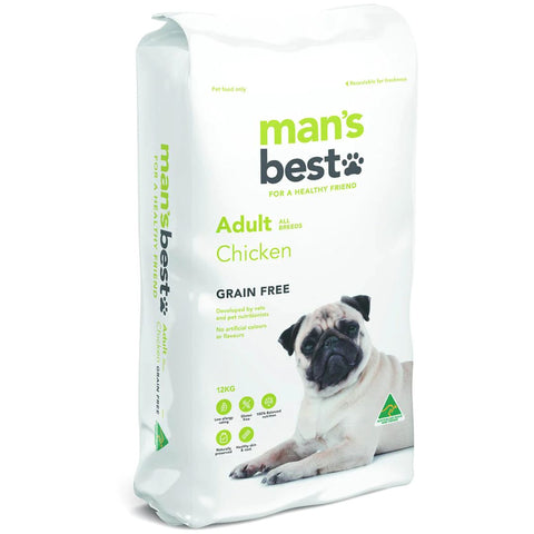 Mans Best Adult Dog Food Chicken - 12kg | petsome Pet Supplies