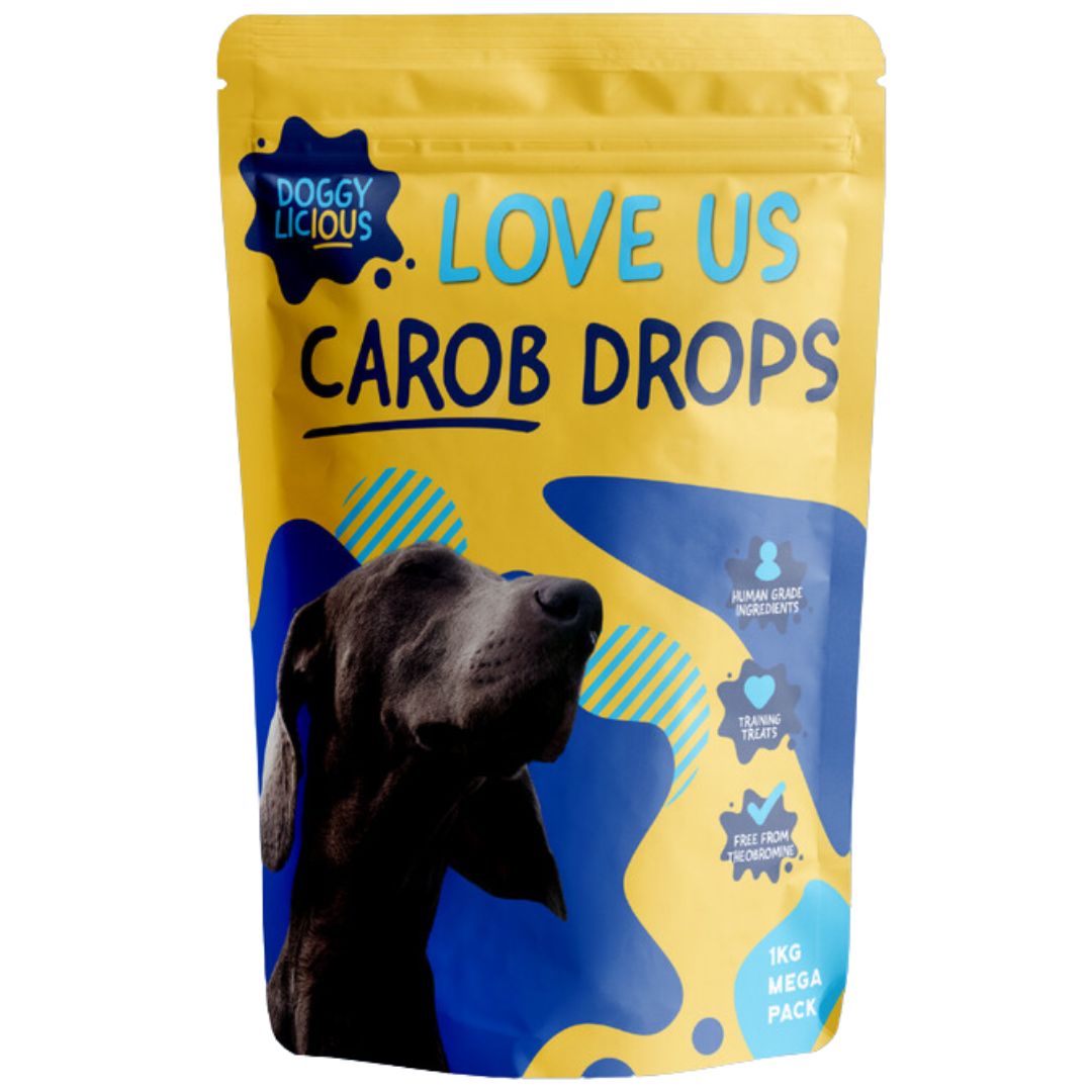 Doggylicious Training Treats Carob Drops - 1kg | petsome Pet Supplies