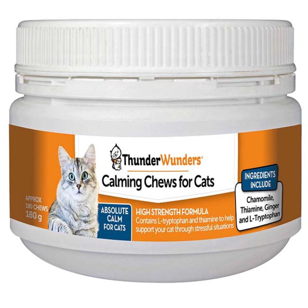 ThunderWunders Calming Chews for Cats - 180g | petsome Pet Supplies