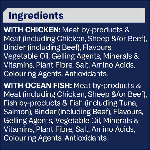 Adult Ocean Fish & Chicken And Turkey In Jelly Wet Cat Food Pouches