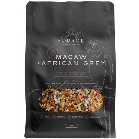 Forage Gourmet Bird Seed - Macaw & African Grey & Amazon