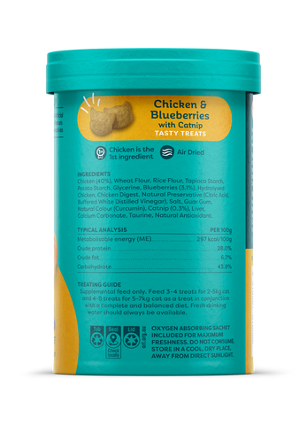 Breeder's Choice Cat Treats Chicken & Berries with Catnip 120g