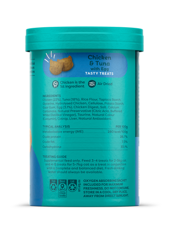 Breeder's Choice Cat Treats Chicken Tuna & Egg 120g