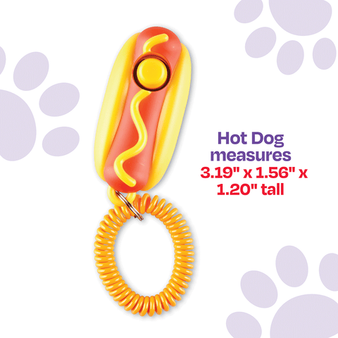 Smarty Pooch Training Clicker Hot Dog