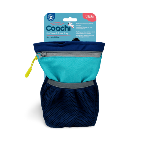 Pro Training Dog Treat Bag Navy Light Blue