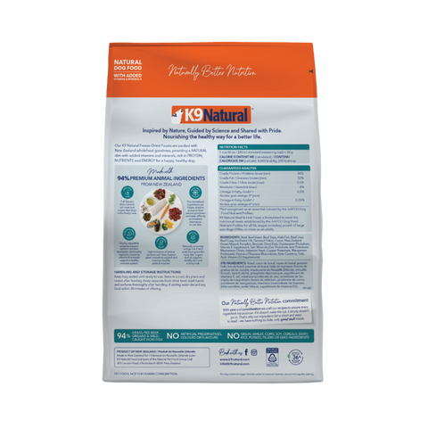 Freeze Dried Beef & Hoki All Lifestage Dry Dog Food
