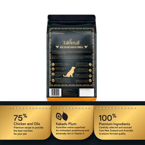 Talentail Ultimate Premium Dry Dog Food New Zealand Chicken