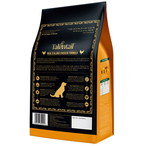 Talentail Ultimate Premium Dry Dog Food New Zealand Chicken
