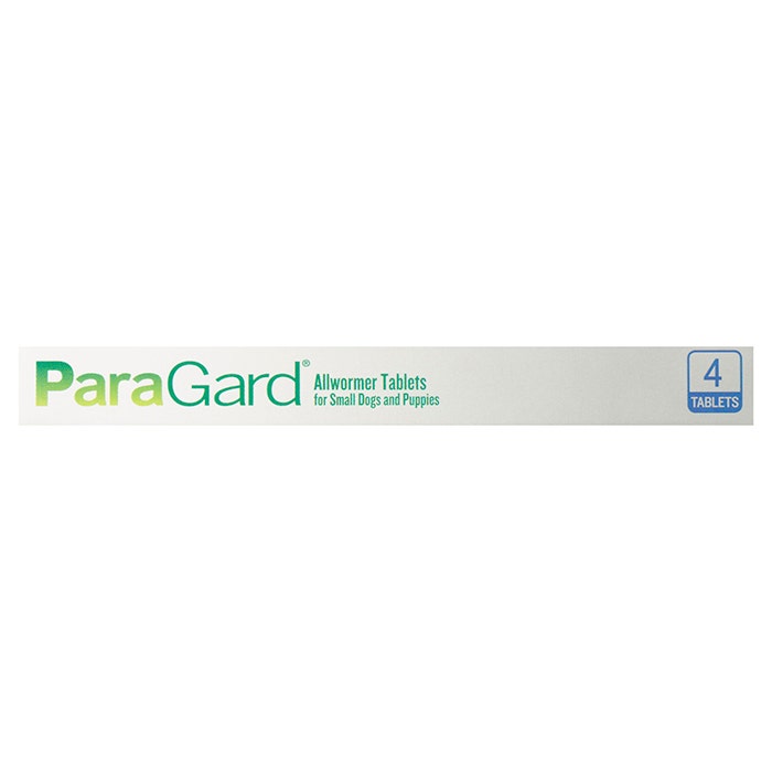 Paragard Allwormer For Small Dogs and Puppies 4pk