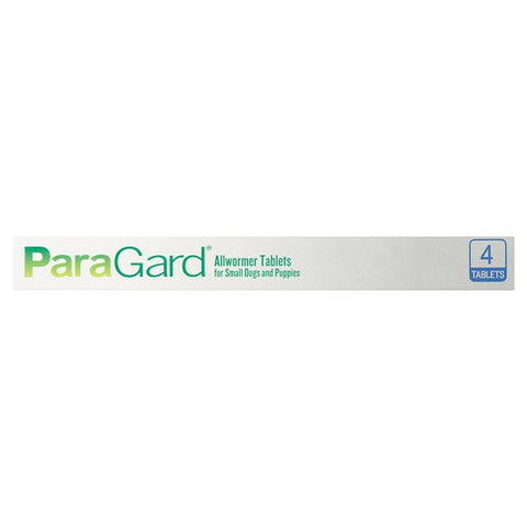Paragard Allwormer For Small Dogs and Puppies 4pk
