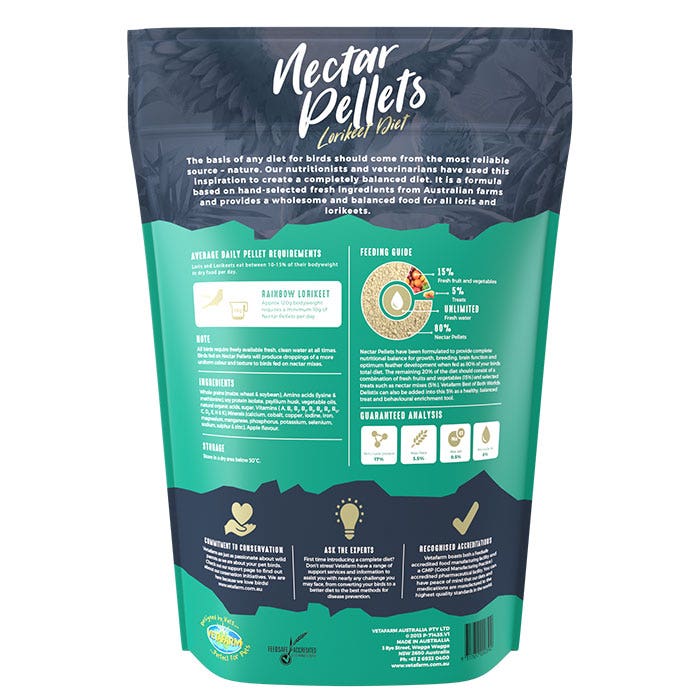 Vetafarm Nectar Bird Pellets