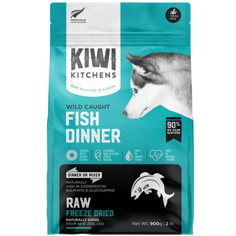 Kiwi Kitchens Freeze-Dried Dog Food White Fish Dinner