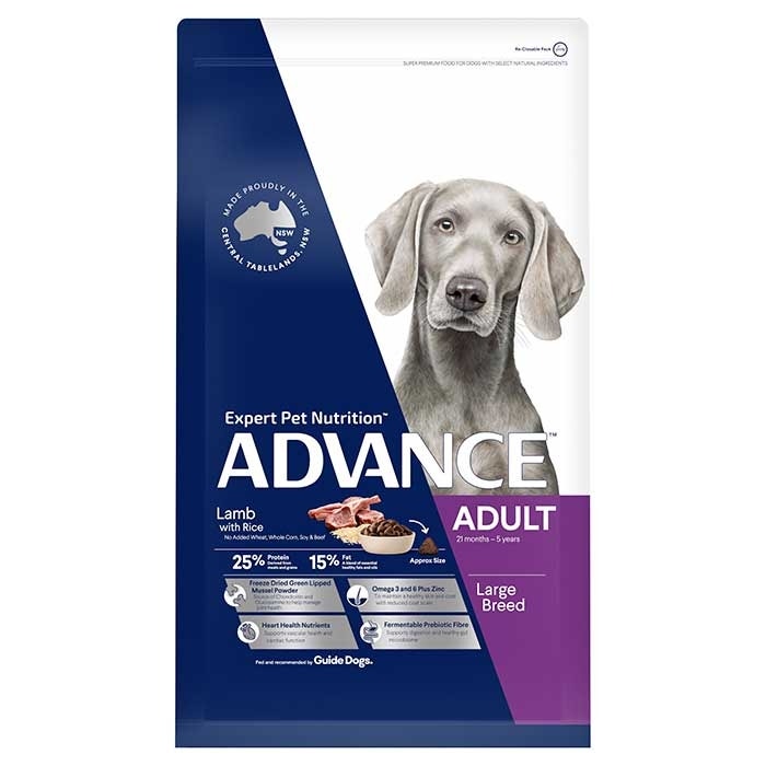 ADVANCE Adult Large Breed Dry Dog Food Lamb with Rice 15kg