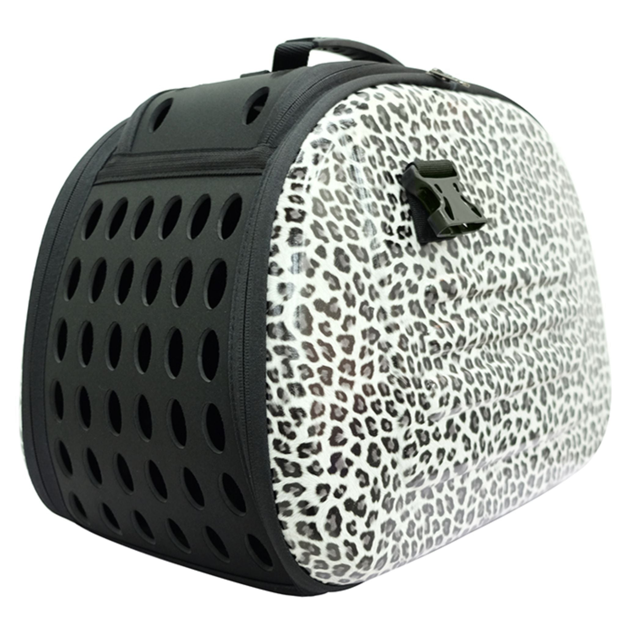 Ibiyaya Classic Eva Soft-Sided Travel Pet Carrier - Leopard | petsome Pet Supplies