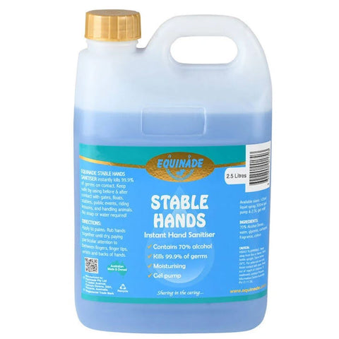 Equinade Stable Hand Sanitiser Gel 2.5L| petsome Pet Supplies