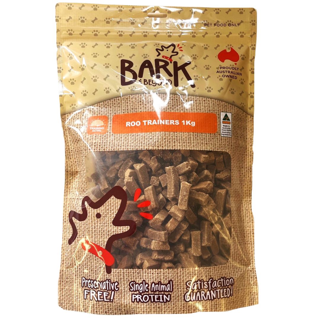 Bark & Beyond Roo Trainers - 1kg | petsome Pet Supplies