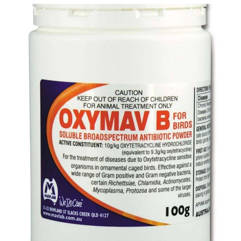 Mavlab Oxymav B Powder for Birds