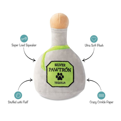 Fringe Studio Plush Dog Toy - Pawtron Tequila