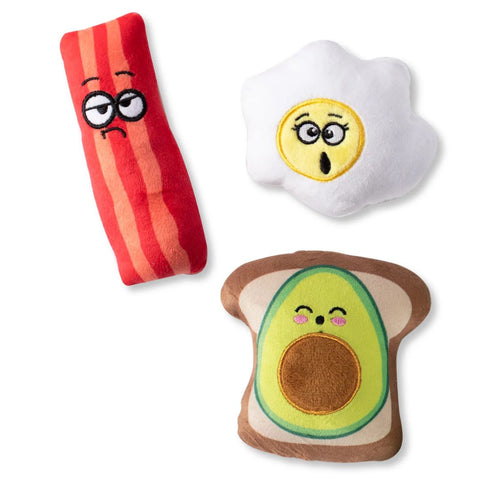 Fringe Studio Plush Dog Toy - Breakfast