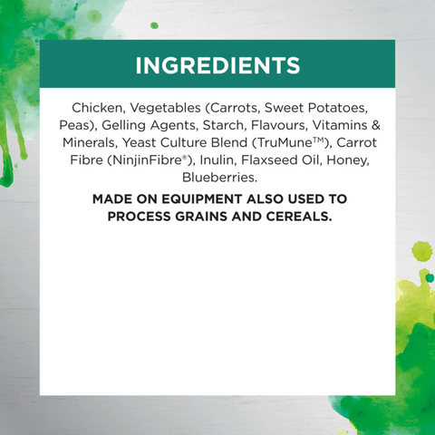 Ivory Coat Inspired By Raw Gut Health Chicken Wet Dog Food 100g x 9