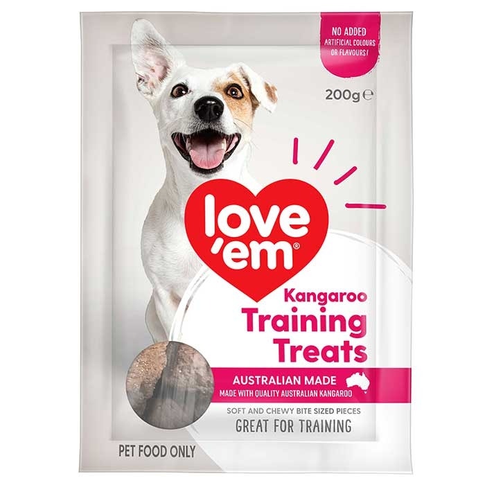 Love Em Kangaroo Training Dog Treat
