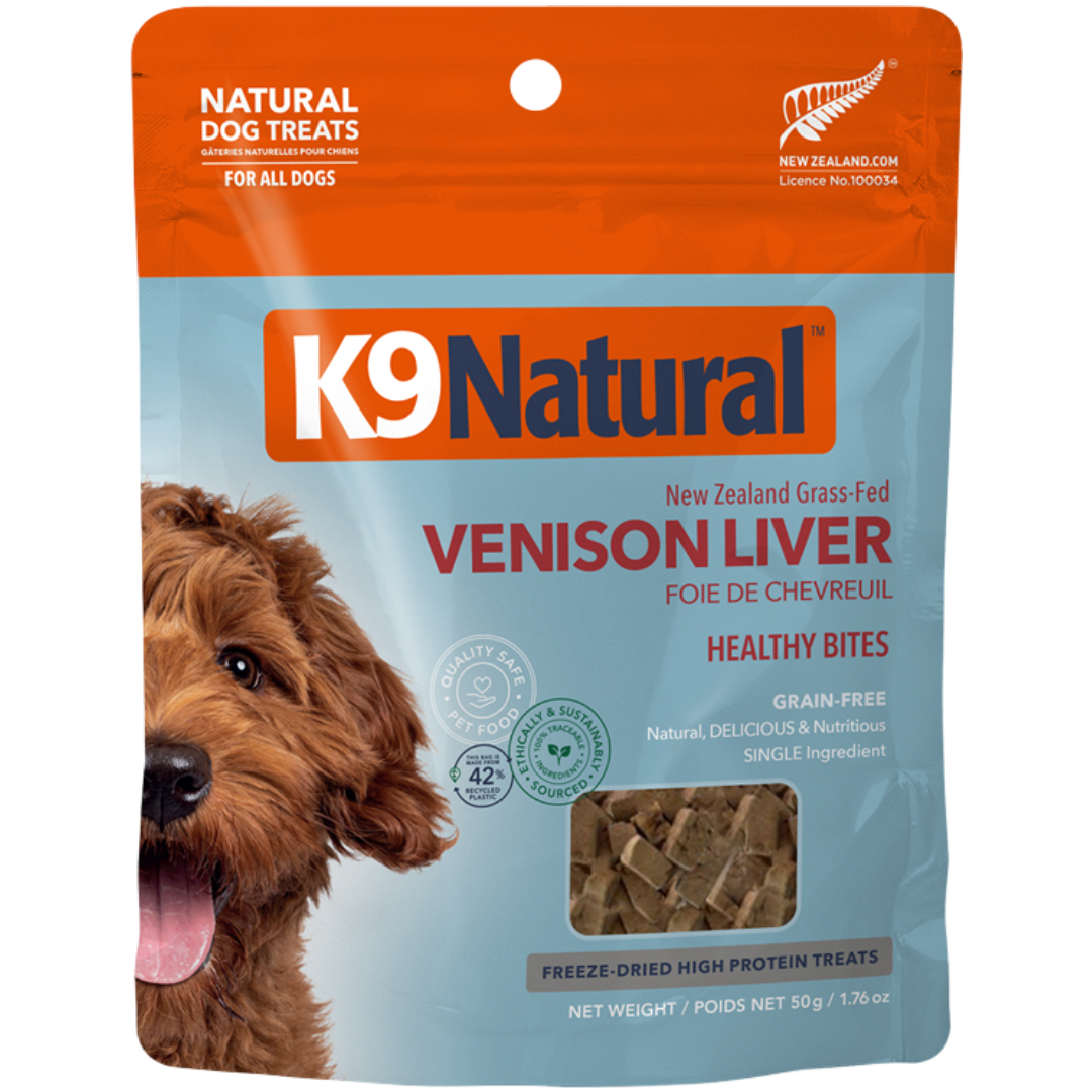 Venison Liver Bites Grain Free Freeze Dried Dog Treats