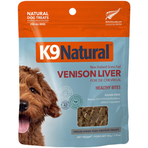 Venison Liver Bites Grain Free Freeze Dried Dog Treats