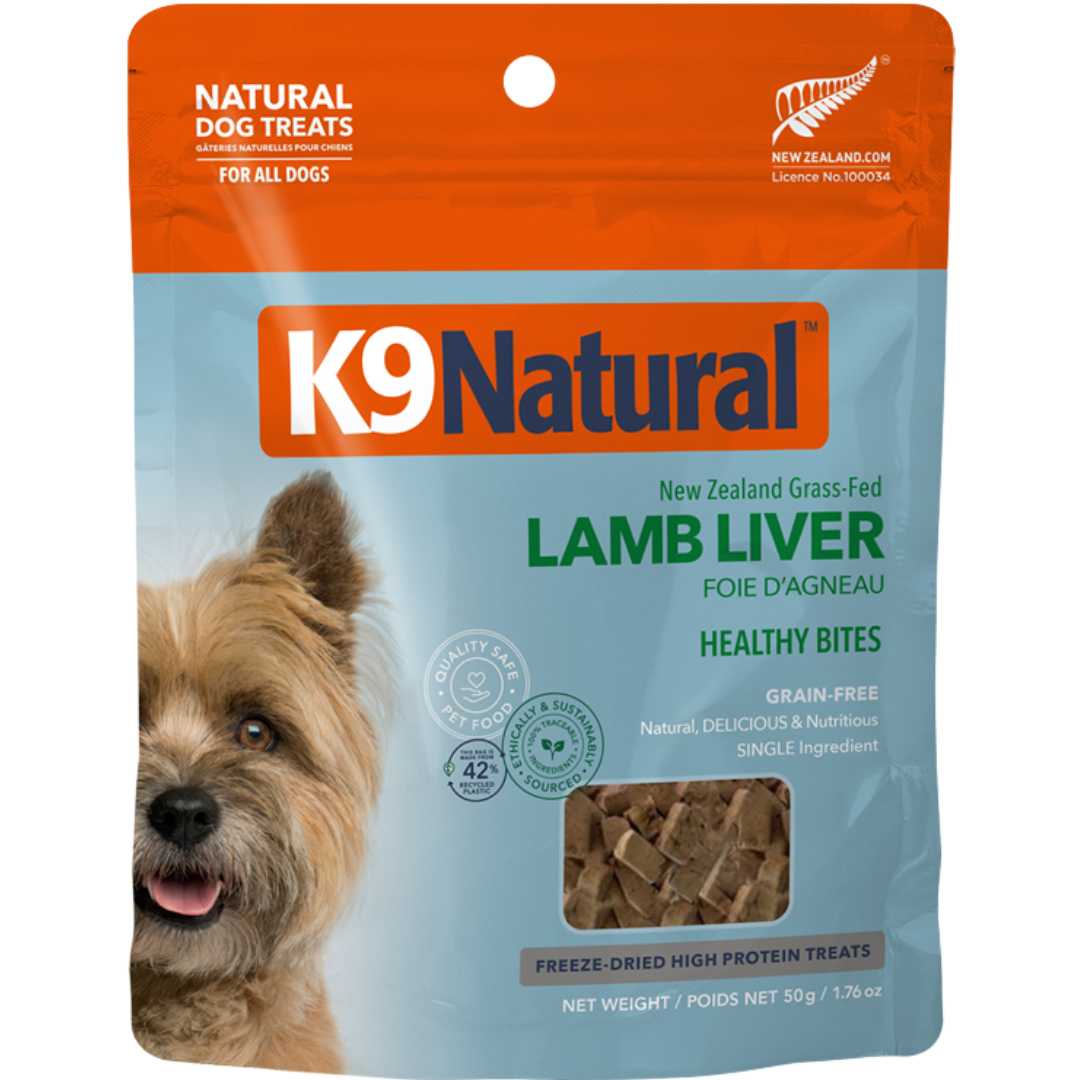 Lamb Liver Bites Grain Free Freeze Dried Dog Treats
