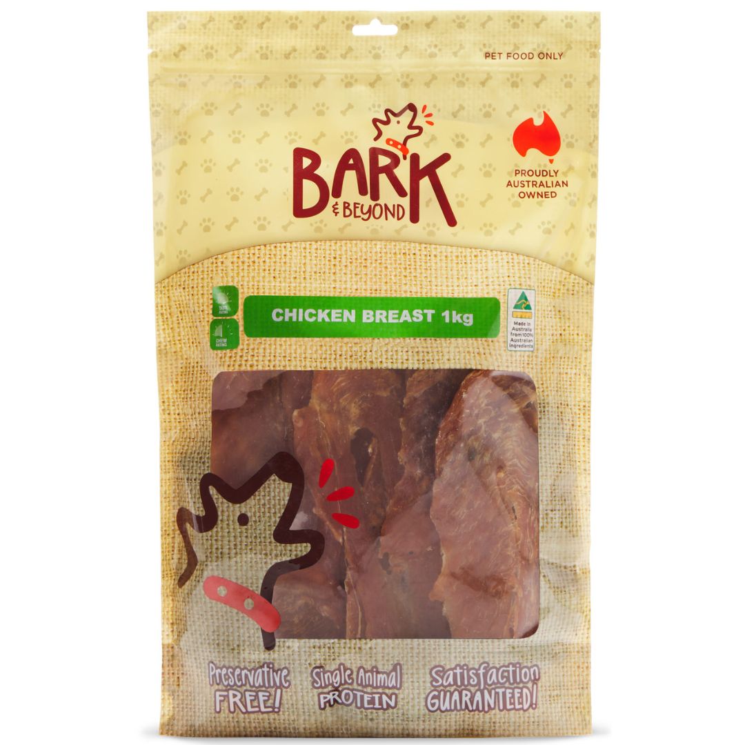 Bark & Beyond Chicken Breast - 1kg | petsome Pet Supplies