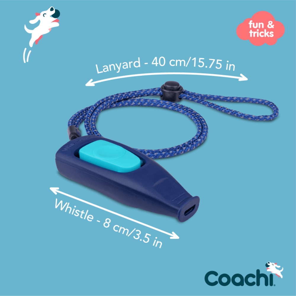 Whizzclick Dog Clicker Whistle Navy