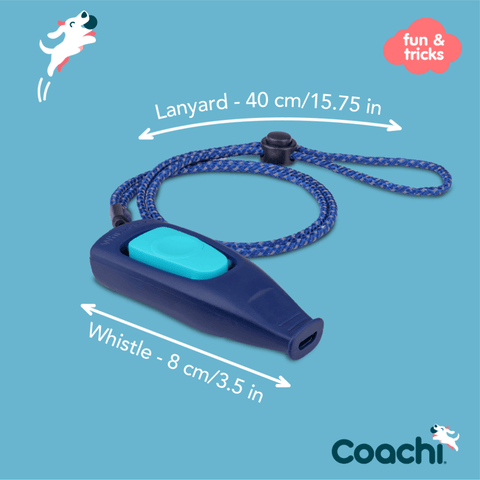 Whizzclick Dog Clicker Whistle Navy